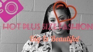 'Plus Size Fashion Trends: Beautiful Plus Size Model'