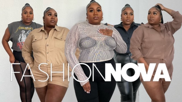 'FASHIONNOVA HAUL | SUMMER/FALL TRANSITION PIECES | FASHION NOVA HAUL PLUS SIZE 2X | GeneiaLacole'