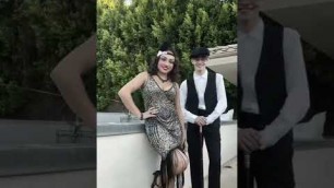 'Avani and Anthony 1920s fashion'