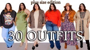 '30 PLUS SIZE OUTFITS FOR AUTUMN FALL 2022 AD'