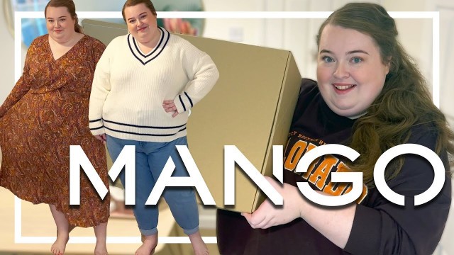 'TESTING MANGO PLUS SIZE CLOTHING AGAIN! gorgeous autumn plus size fashion try on haul | 2022'