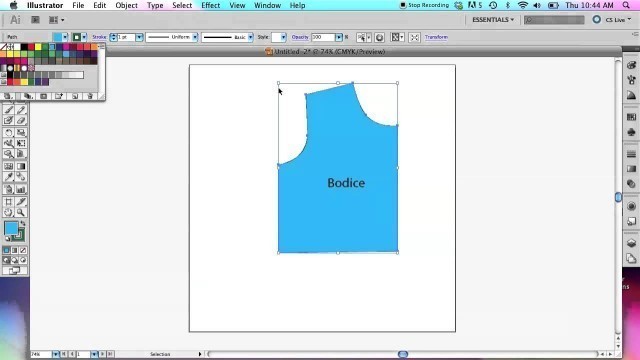 'How to Use Adobe Illustrator to Create Sewing Patterns - Basic Tools'