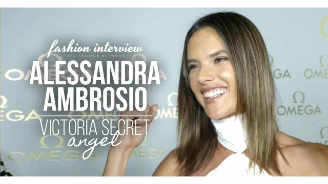 'VICTORIA SECRET ANGEL ▶ ALESSANDRA AMBROSIO - Red Carpet Interview'