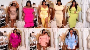 'HUGE Fashion Nova Summer Dress Try-On Haul | Plus Size & Curve'