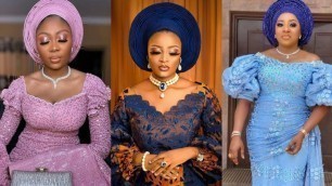 'Chic Latest Nigerian Lace Styles You Should Wear Soon'