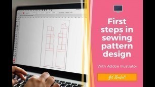 'Tutorial: Drafting the dress block sewing pattern with Adobe Illustrator'