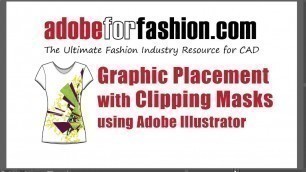 'Adobe for Fashion: Graphic Placement in Flats Using Illustrator'