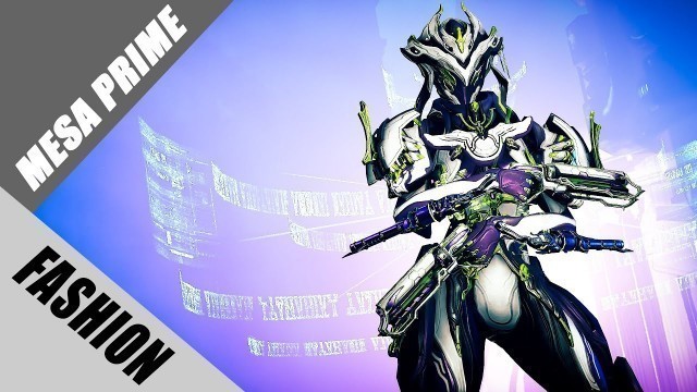 'Warframe | Fashion Frame | Mesa Prime : Cyberslinger'