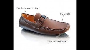 'Mens New Casual Leather Loafer Flats Slip On Driving Moccasins Boat Shoes'