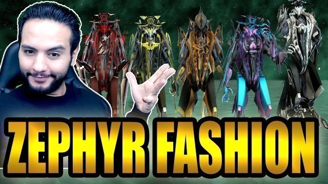 'Zephyr Harrier Fashion Frame - Warframe Maverick'