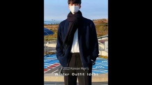 'Korean Men\'s Winter Outfit Ideas 2022 | Korean Fashion Lookbook | Korean Street Fashion'