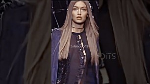 'Kendall Jenner | Gigi Hadid | runway evolution (vertical video) #shorts'