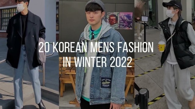 '20 Korean Mens Winter Fashion 2022 | Winter Outfit Ideas for Men | Style Like A Korean Men'