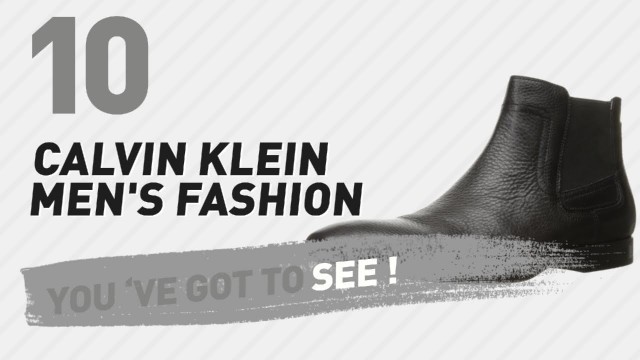 'Calvin Klein Ankle Boots For Men // New & Popular 2017'