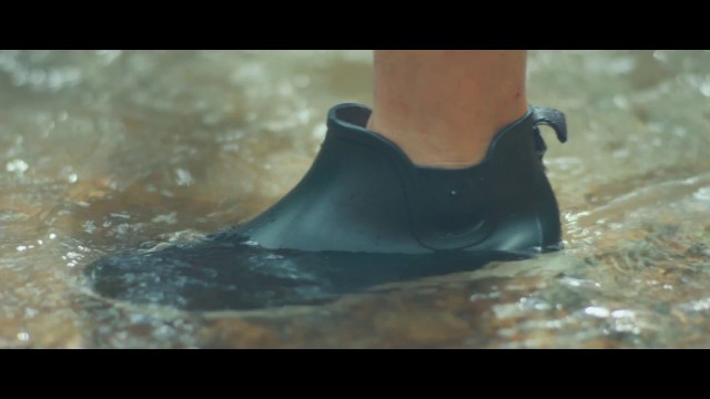 'men fashion rain boots, waterproof shoes for outdoor'