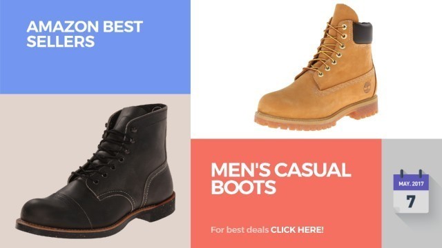 'Men\'s Casual Boots Amazon Best Sellers'