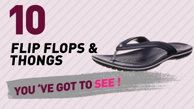 'Flip Flops & Thongs, Top 10 Collection // Men\'s Shoes, UK 2017'