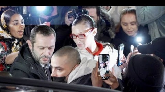 'The lovely Bella Hadid at the Isabel Marant Fashion show in Paris'