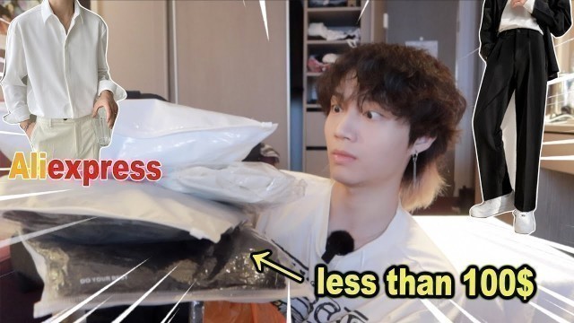 'Aliexpress try on haul - Korean oppa style (SURPRISINGLY GOOD!)'