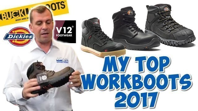 'Best Men\'s Work Boots 2017 - Water Resistant Steel Toe Boots Top 3'