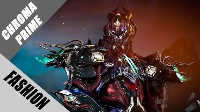 'Warframe | Fashion Frame | Chroma Prime : Dragonic Sentinel'