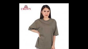 'Crown Mens Oversized Shirt Collection Loose Fit Korean Oversize Tshirt unisex tee plus size tops'