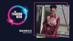 'Wandile Ngwane, The Fashion Hero TV Series #stayhomechallenge'