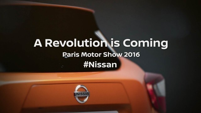 'A Revolution is Coming: Nissan at Paris Motor Show 2016'