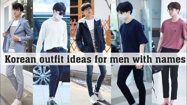 'Korean outfit ideas with names for men||THE TRENDY BOY'