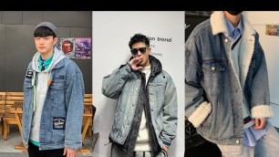 'How to Style A Denim Jacket Like A Korean Men | Korean Mens Spring Fashion | Style Denim Jacket'