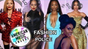 'THE AMERICAN MUSIC AWARDS 2022 FASHION POLICE RED CARPET | NOT ALL TRENDS LOOK 