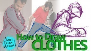 'HOW TO DRAW MEN\'S CLOTHES - A Process Tutorial'