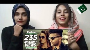 'Guru Randhawa: FASHION Video Song | Punjabi Song | Pakistani Reaction'