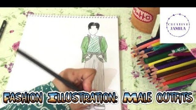 'how to draw fashion illustration and figures by CREATIVEJAMILA'