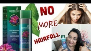 'Biotique Bio Mountain  Ebony  || Hair growth serum || Quick Review n Demo || Fashion Ivy'