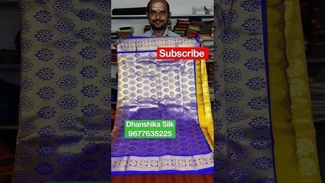 '#elampillai Kanchipuram wedding Semi Silk saree #saree #fashion #onlineshopping #trending'