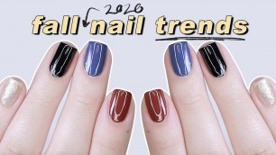 'FALL 2020 Nail Trends'