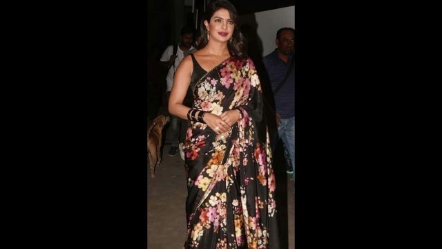 'Priyanka Chopra Sari/Saree fashion styles. Proud desi! #shorts #fashion'