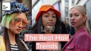 'The Real Hair Trends at London Fashion Week | AW20'