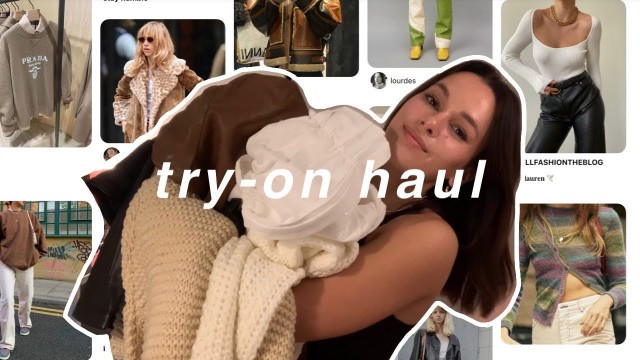 'HUGE try-on clothing haul | 2020 winter trends'