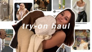 'HUGE try-on clothing haul | 2020 winter trends'