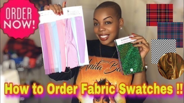 'HOW TO ORDER FABRIC SWATCHES !!'