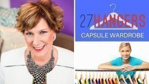 'CAPSULE WARDROBE HOW TO WITH ONLY 27 HANGERS!'