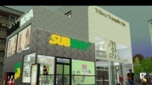 'Speed build Sims 4: Subway and Fashion Nova Boutique!'