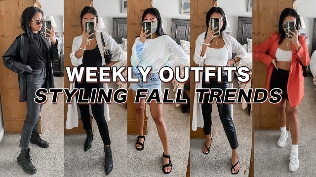 '2020 Fall Fashion Trends + How I Would Style Them | Casual Outfit Ideas'