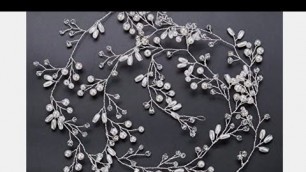 'Hair vine for hair style / making of bridal hair accessorie using wire  / bridal hair accessories'