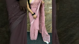 'Simar Chiffon Saree #fashion #sarees #newlook #designersarees #normalsaree #chiffonsaree'