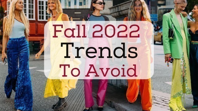 'Fall Fashion Trends 2022 to Avoid | Style Over 50'