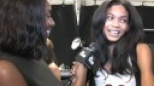 'Chanel Iman - Interview - Rock & Republic Backstage - Mercedes Benz Fashion Week New York'