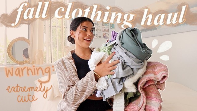 'Fall Clothing HAUL try-on 2020 *super cute + fall trends*'